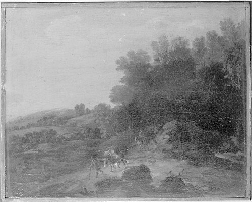 Hügellandschaft, 1652, Gaspar de Witte