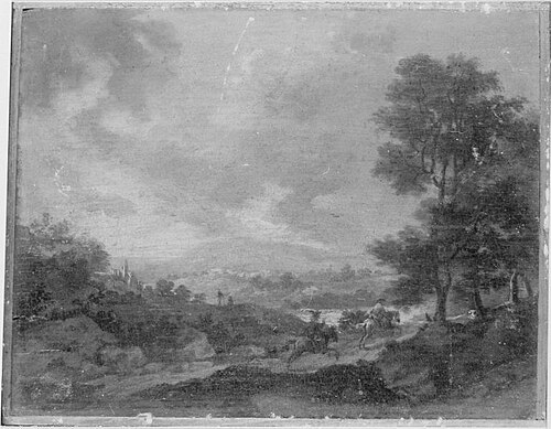 Hügellandschaft, 1652, Gaspar de Witte