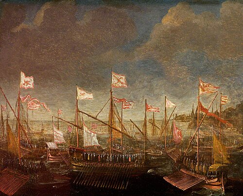 Mediterranean Seascape with Galleys, , Kasper van Eyck