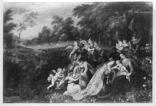 Vermählung der hl. Katharina, 1624, Gaspar van den Hoecke