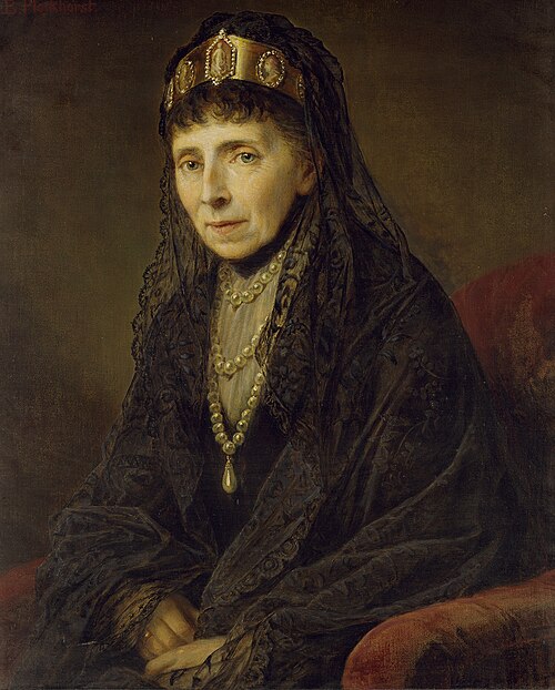 Portrait of Augusta, Empress of Germany, 1888, Bernhard Plockhorst