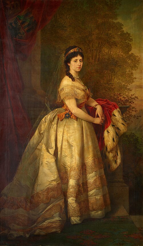 Bildnis der Kaiserin Augusta, 1872, Bernhard Plockhorst