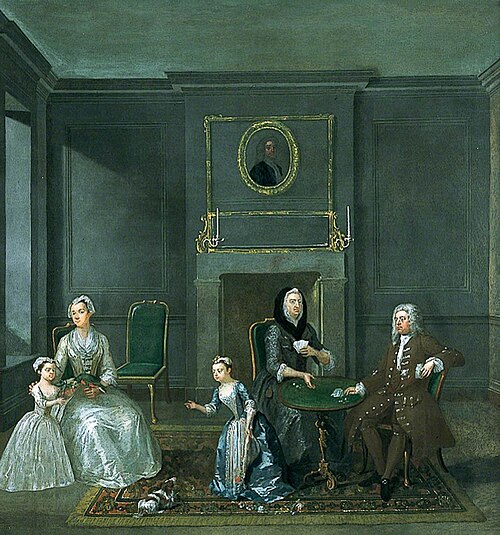 The Rawson Conversation Piece, 1730, Gawen Hamilton