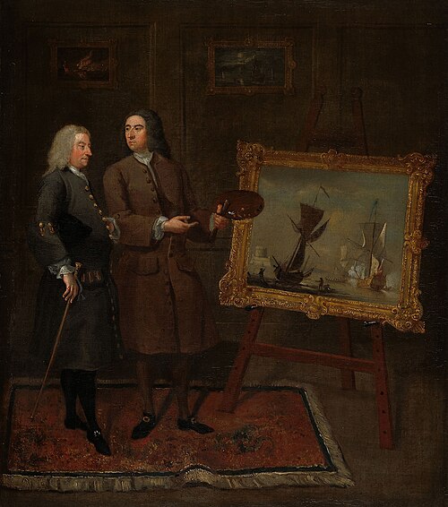 Thomas Walker and Peter Monamy, 1735, Gawen Hamilton