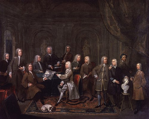 'A Conversation of Virtuosis...at the Kings Arms', 1735, Gawen Hamilton