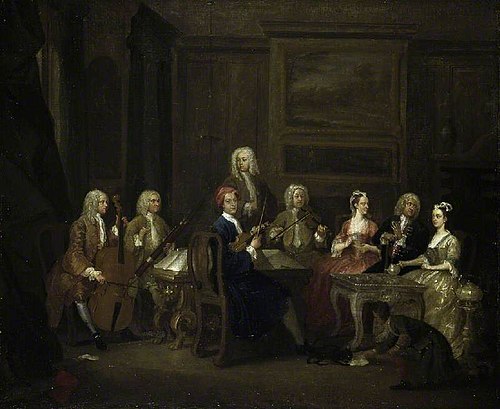 A Musical Party, The Mathias family, 1730, Gawen Hamilton