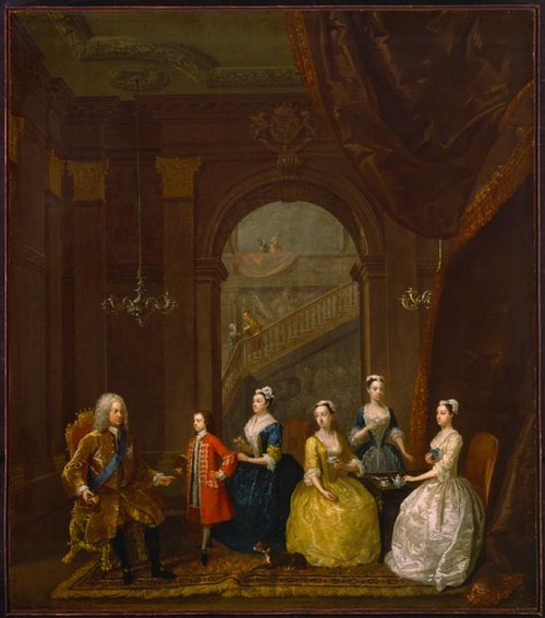 Thomas Wentworth, Earl of Strafford, and his Family, 1732, Gawen Hamilton