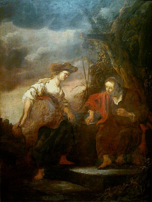 Le Christ avec la samaritaine., 1640, Benjamin Gerritsz Cuyp