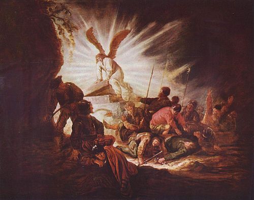 The Angel Is Opening Christ's Tomb, 1640, Benjamin Gerritsz Cuyp