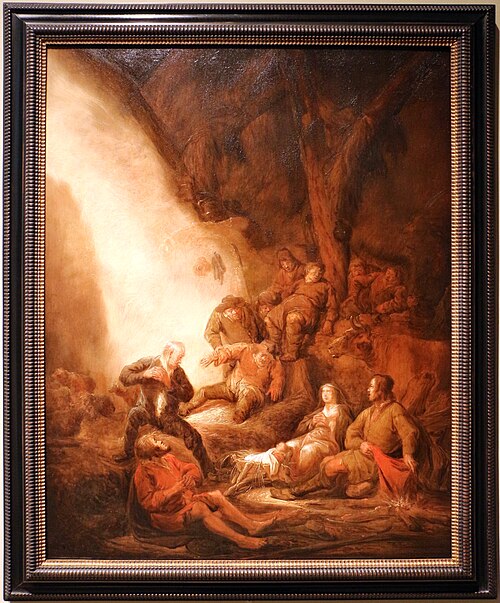L’Adoration des bergers, 1645, Benjamin Gerritsz Cuyp
