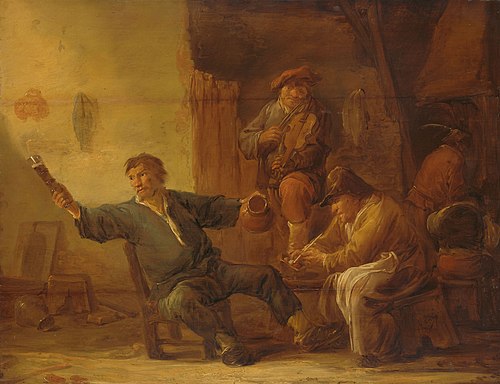 Intérieur d'une chaumière paysanne, 1650, Benjamin Gerritsz Cuyp
