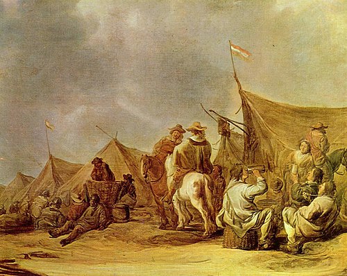 Repos dans le Camp, 1650, Benjamin Gerritsz Cuyp