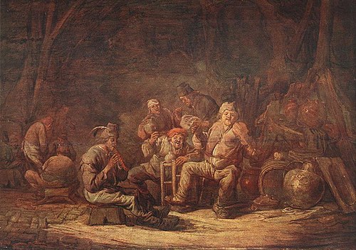 Peasants in a Tavern, 1650, Benjamin Gerritsz Cuyp