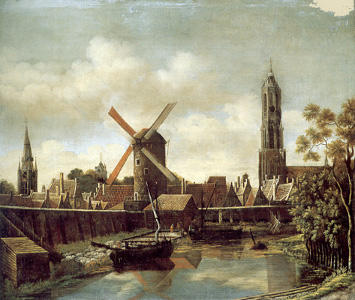 The Harbour of Delft, 1659, Daniel Vosmaer