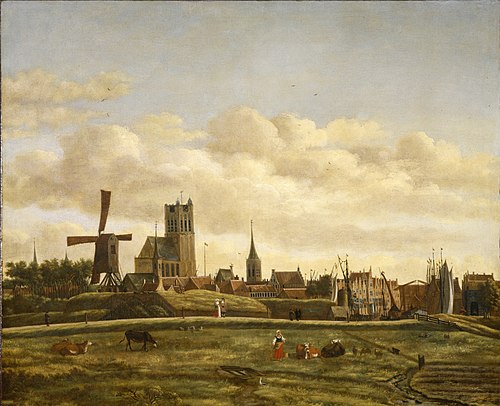 View of Den Briel, 1658, Daniel Vosmaer