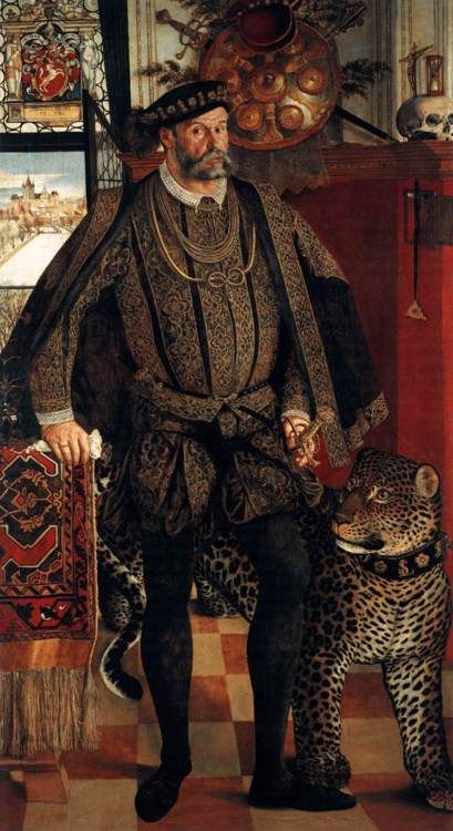 Portrait of Ladislaus von Fraunberg, 1557, Hans Muelich