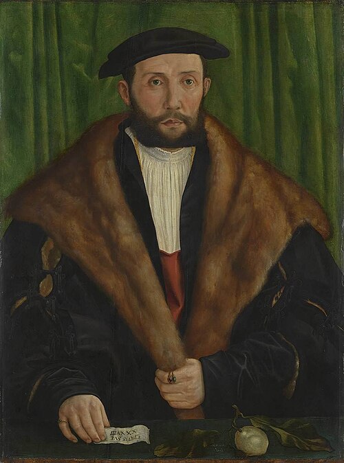 Ligsalz-Bildnisdiptychon: Andreas Ligsalz, 1540, Hans Muelich