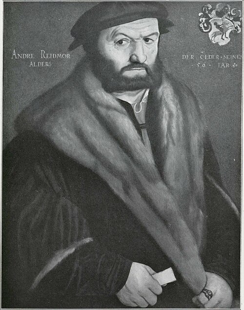 Portrait of Andre Reitmor (before 1484-1526), 1526, Hans Muelich