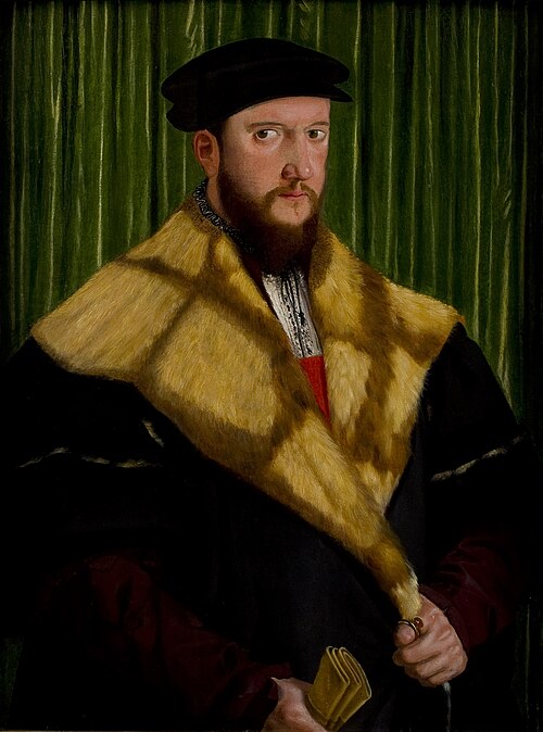 Portrait of a Gentleman, 1540, Hans Muelich