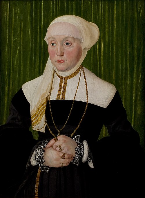 Portrait of a Lady, 1540, Hans Muelich