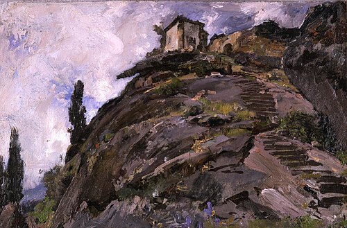 Monastery of El Paular, Guadarrama, 1912, Francisco Pradilla y Ortiz