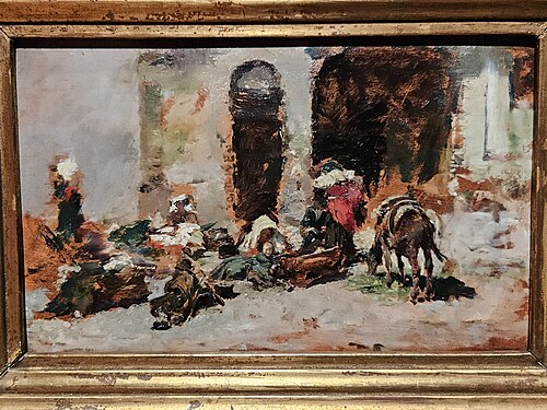 Composição. Esboço romano, 1878, Francisco Pradilla y Ortiz