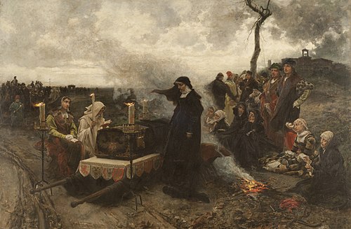 Doña Juana la loca, 1878, Francisco Pradilla y Ortiz
