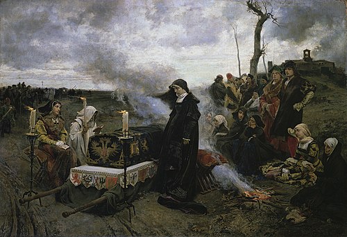 Doña Joanna the Mad, 1877, Francisco Pradilla y Ortiz