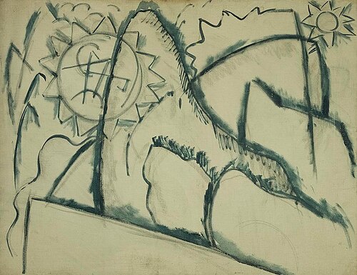 Painting No. 8, 1912, Marsden Hartley