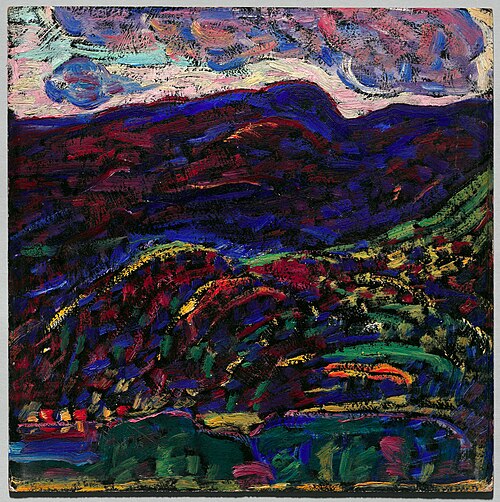 Kezar Lake, Autumn Evening, 1910, Marsden Hartley