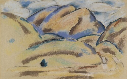 Landscape, New Mexico, 1918, Marsden Hartley