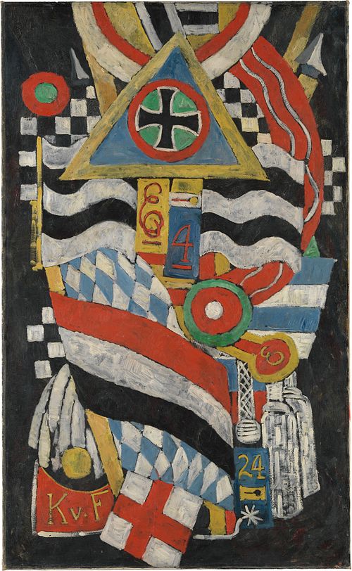 Portrait d'un officier allemand, 1914, Marsden Hartley