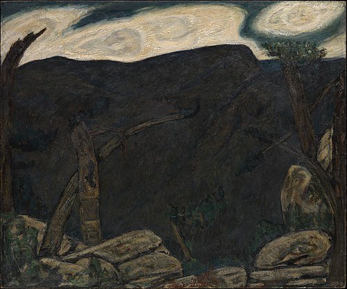 The Dark Mountain, No. 2, 1909, Marsden Hartley
