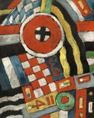 Berlin Abstraction, 1914, Marsden Hartley