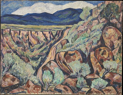 Landscape, New Mexico, 1919, Marsden Hartley
