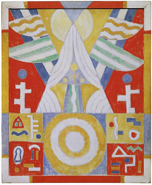 Arrangement - Hieroglyphics (Painting No. 2), 1914, Marsden Hartley