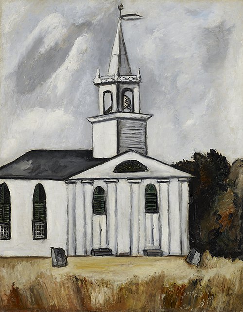 Church at Head Tide #2, 1939, Marsden Hartley