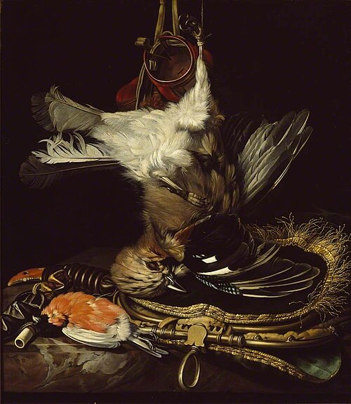 Still Life with a dead Jay, , Willem van Aelst