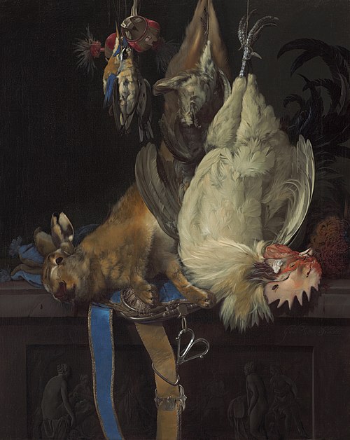 Still Life with Dead Game, 1661, Willem van Aelst