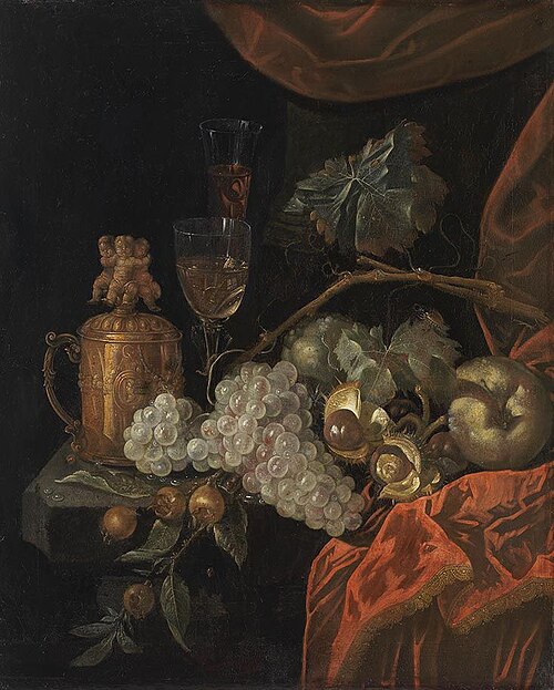 Stillleben, 1655, Willem van Aelst