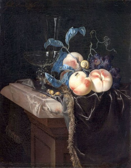 Fruit (Still Life), 1667, Willem van Aelst