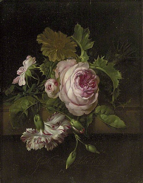 Still Life of Flowers, 1677, Willem van Aelst