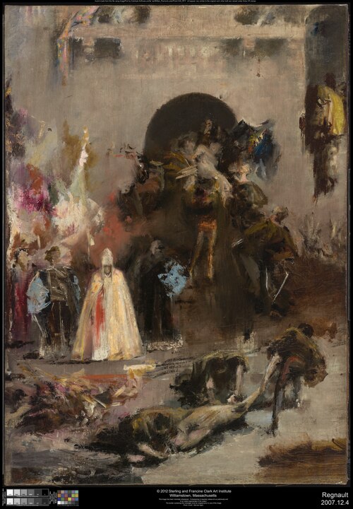Scene from the Spanish Inquisition, 1869, Henri Regnault