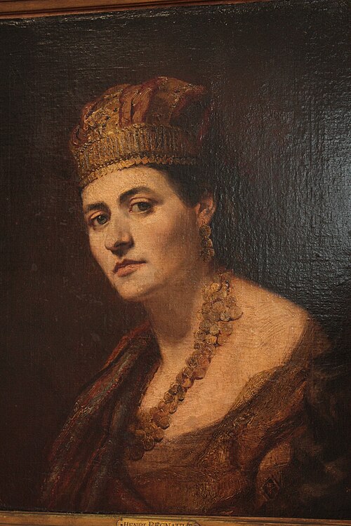 Portrait de femme en costume oriental, 1868, Henri Regnault