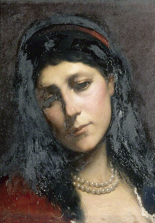 Study for the Head of Salome, 1870, Henri Regnault