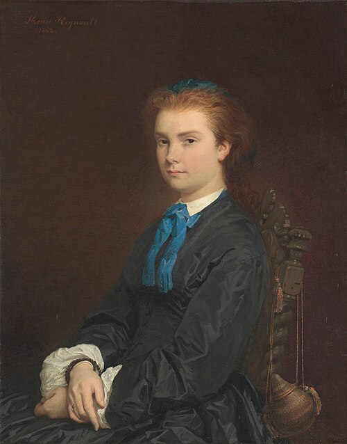 Portrait of a Young Woman, 1863, Henri Regnault