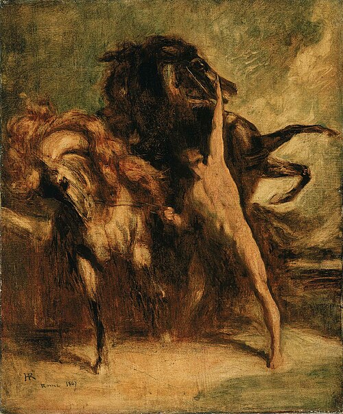 Esquisse pour Automédon avec les chevaux d'Achille, 1867, Henri Regnault
