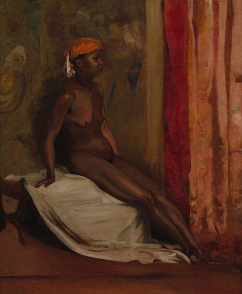 Assis femme africaine, 1860, Henri Regnault