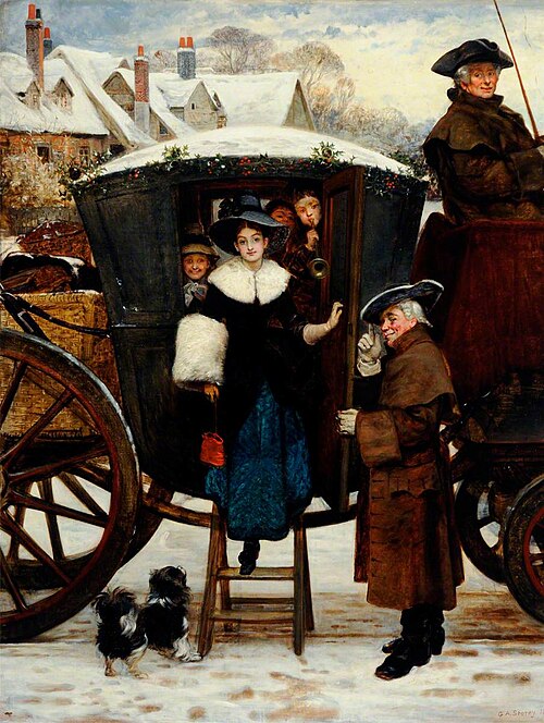 Grandmamma's Christmas Visitors, 1873, George Adolphus Storey