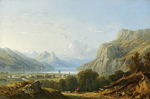 The Lake of Wallenstadt, 1841, George Arthur Fripp